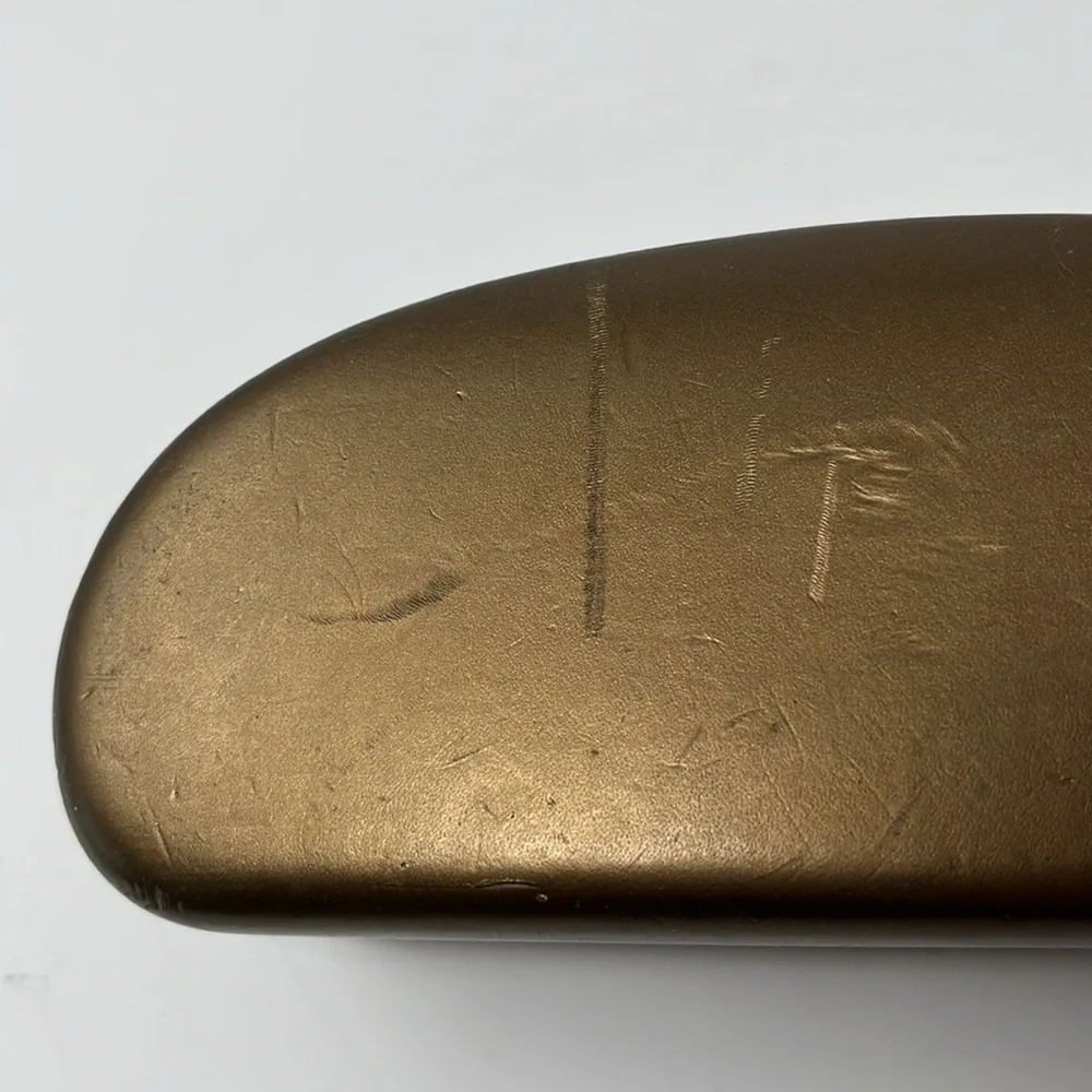 Gucci Guccissimo Clamshell Eyeglass/Sunglass Case in Metallic Gold